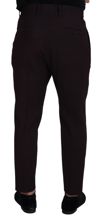 Dolce &amp; Gabbana Elegante Brune Bukser i Bomuldsblanding