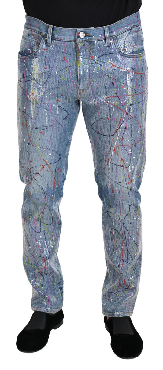 Dolce &amp; Gabbana Udsøgte Color Splash Denimbukser
