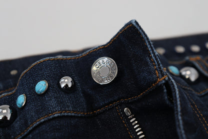 Dolce &amp; Gabbana Nittede Opulence Denim Jeans