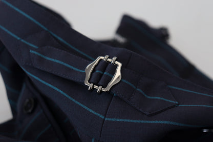 Dolce &amp; Gabbana Elegante Stribede Bukser i Jomfruuld