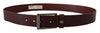 Dolce & Gabbana Elegant Brown Leather Designer Belt