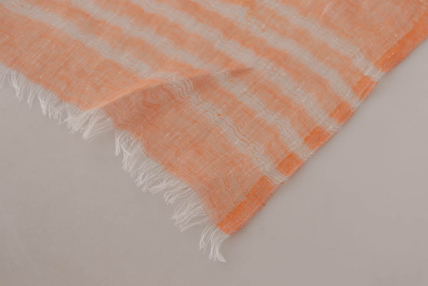 Malo elegant orange linned sjal wrap tørklæde