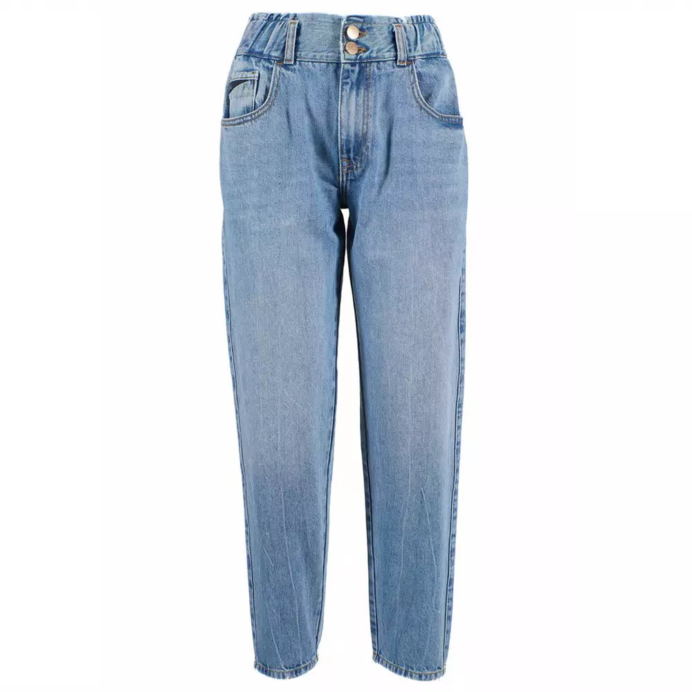 Yes Zee Blue Cotton Damejeans