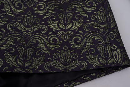 Dolce &amp; Gabbana Guld Jacquard Morgenkåbe Jakke