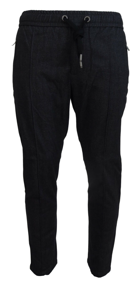 Dolce &amp; Gabbana Elegante, koniske blå denimbukser