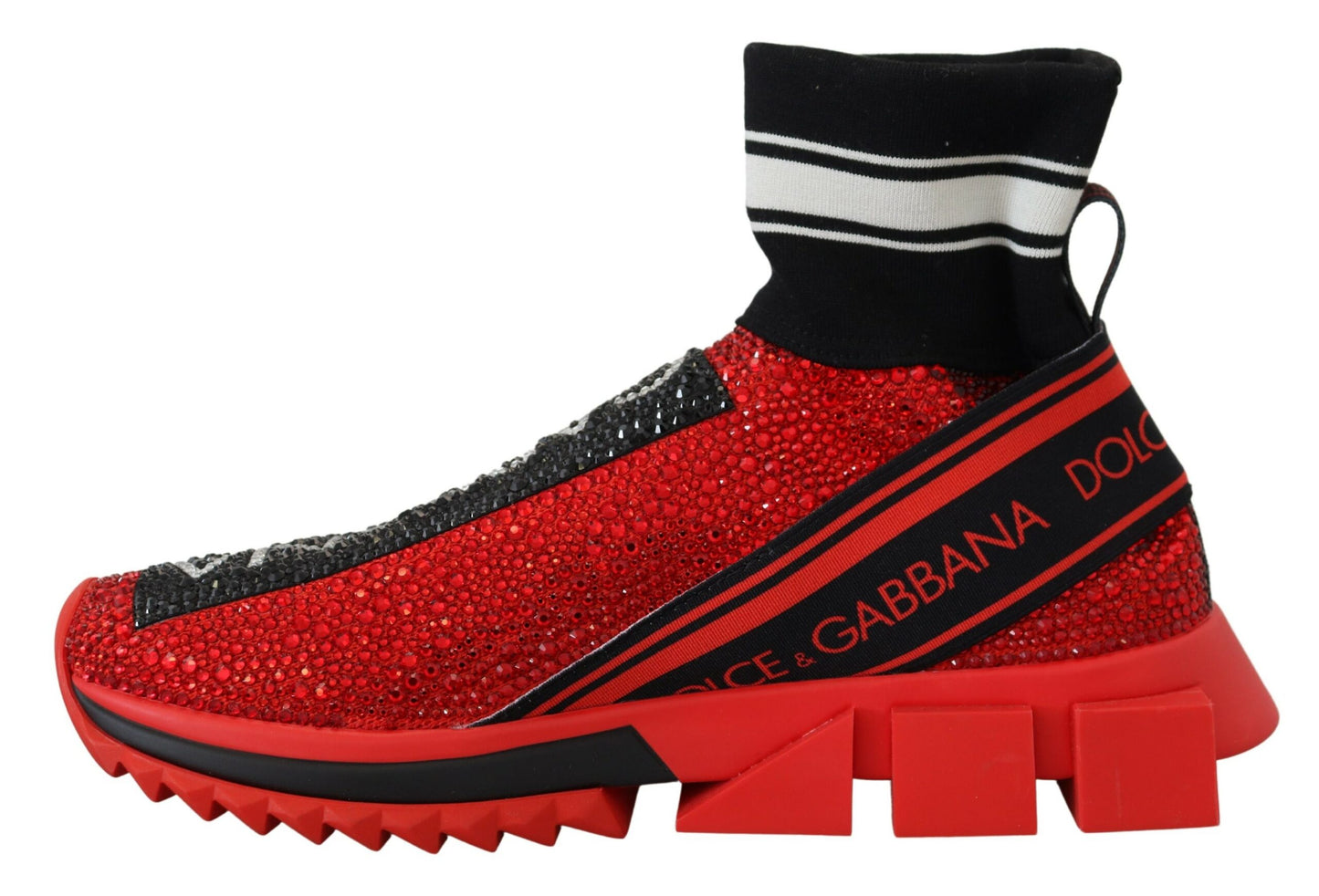 Dolce &amp; Gabbana Udsøgte Røde Sorrento Slip-On Sneakers