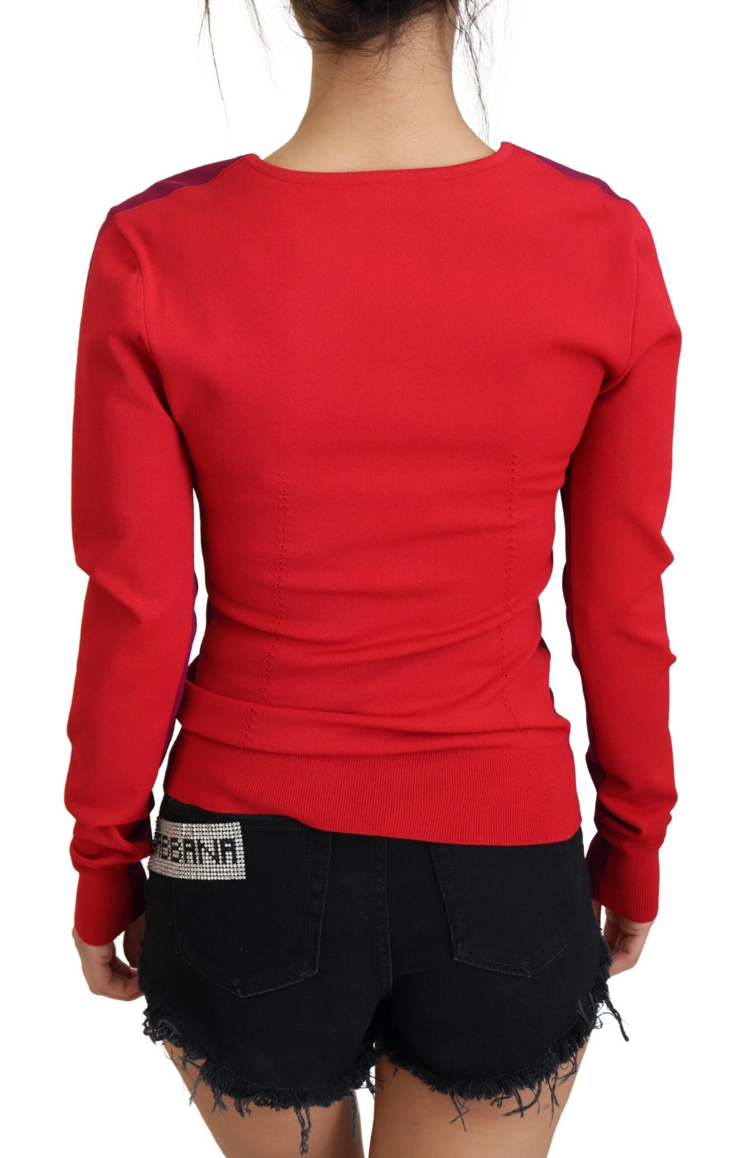 Dolce &amp; Gabbana Flerfarvet Pullover med Firkantet Hals