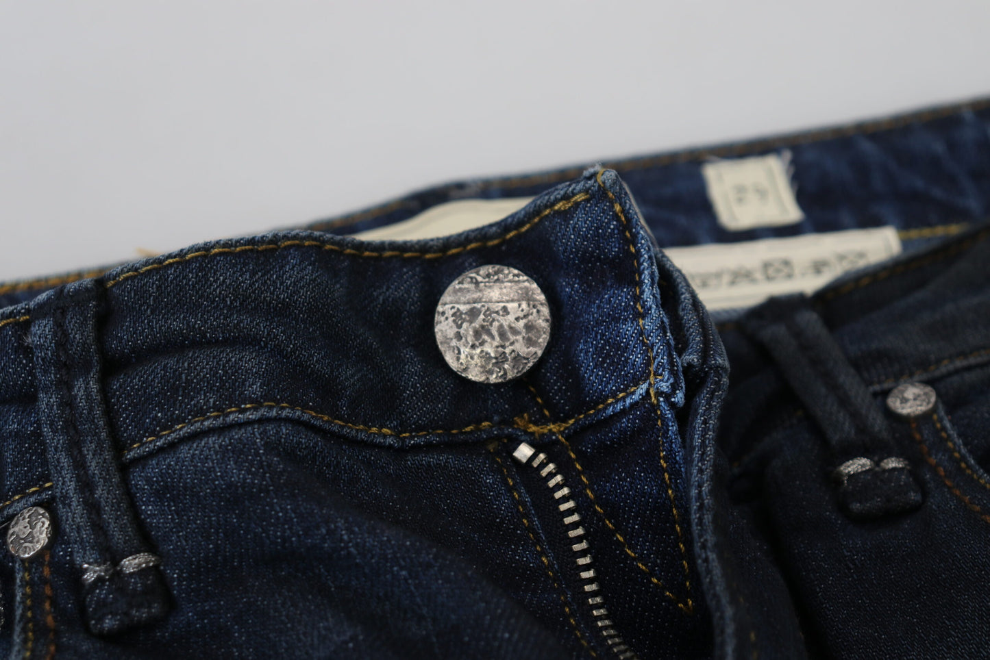 Acht Chic denim skinny jeans med lav talje