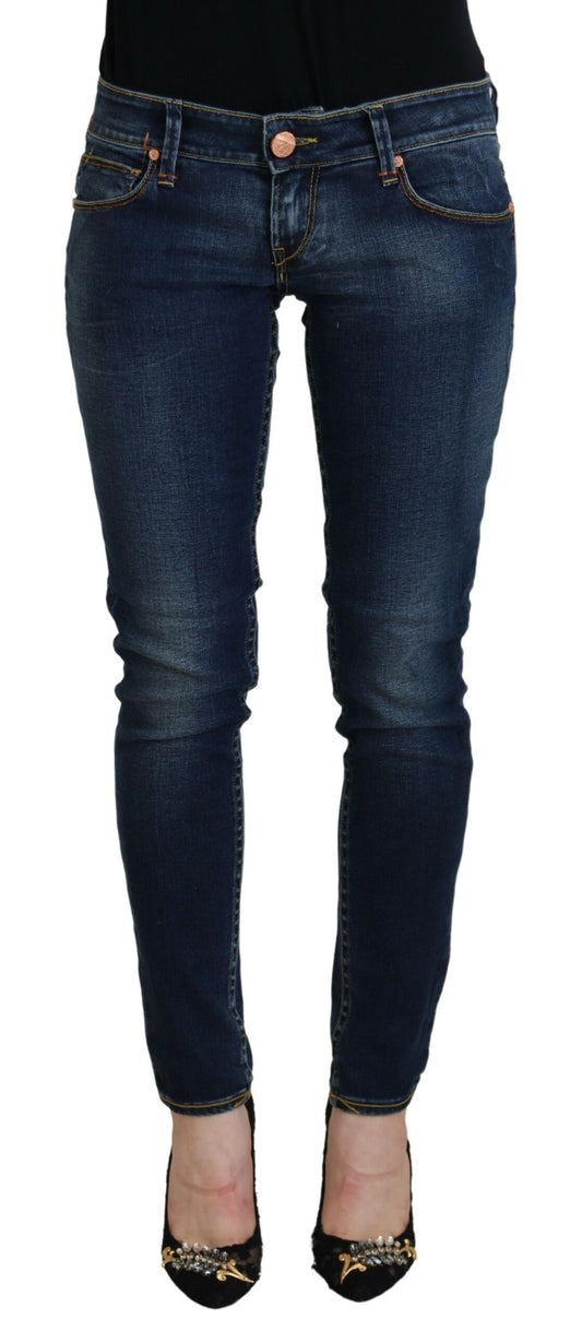 Acht Chic Skinny Denim med lav talje