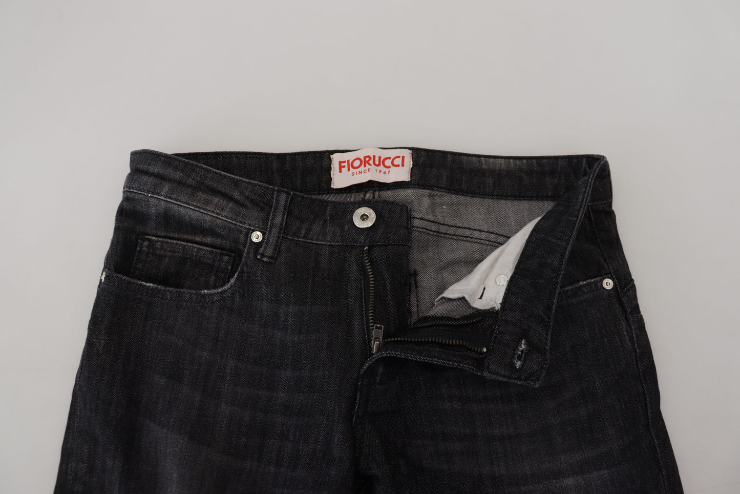 Fiorucci Chic Sorte Skinny Jeans med lav talje