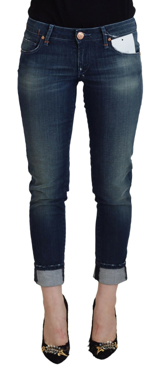 Acht Chic Slim Fit Jeans med lav talje