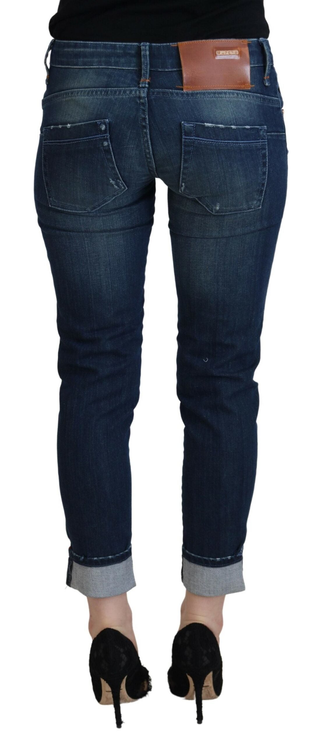 Acht Chic Slim Fit Jeans med lav talje