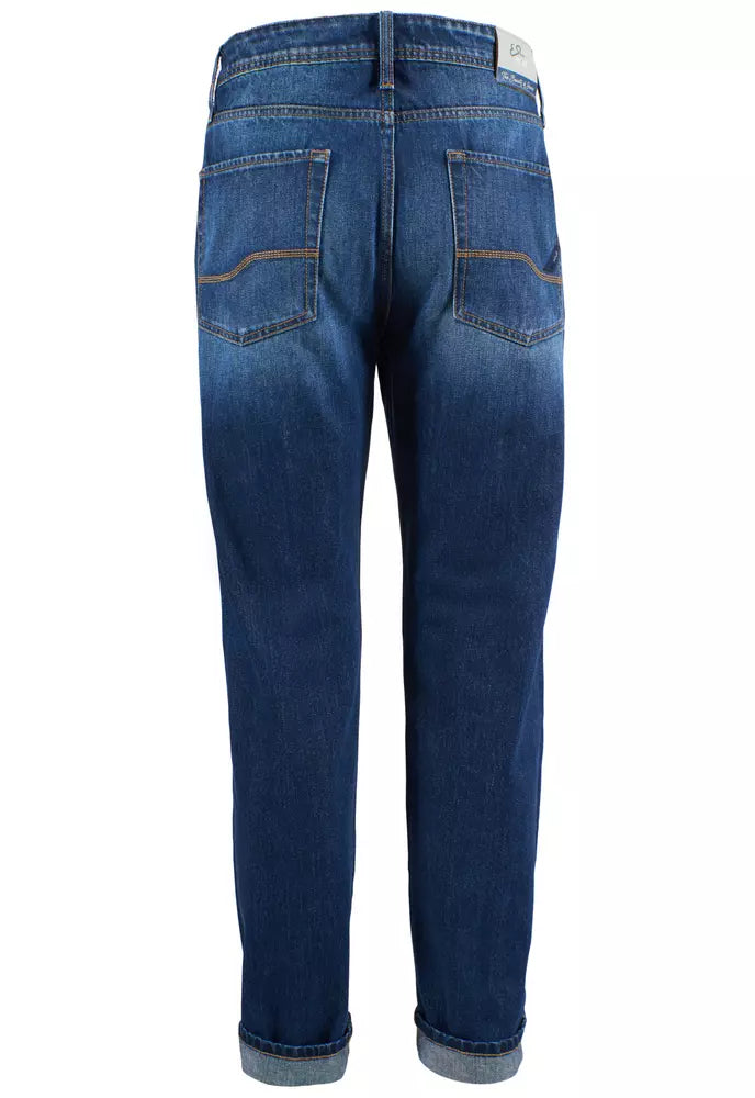Yes Zee Blå Bomuld Herrejeans