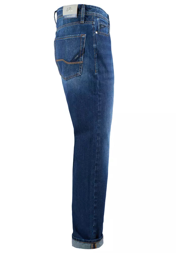 Yes Zee Blå Bomuld Herrejeans