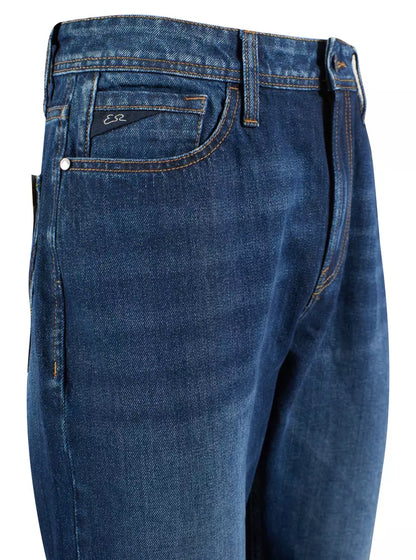 Yes Zee Blå Bomuld Herrejeans