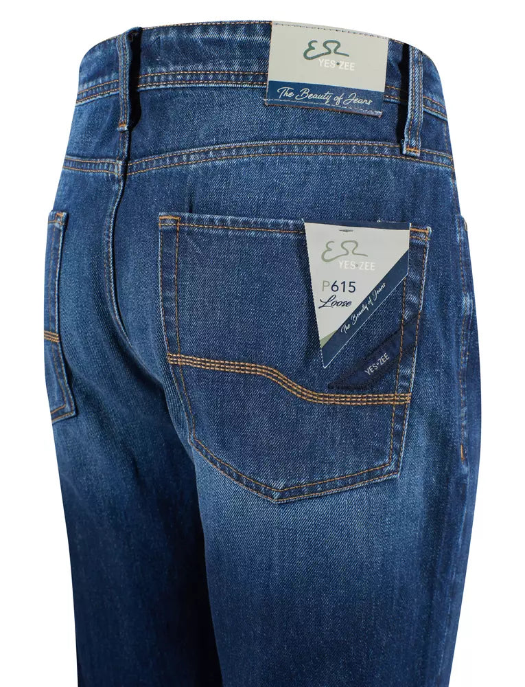 Yes Zee Blå Bomuld Herrejeans