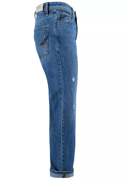 Yes Zee Blå Bomuld Herrejeans