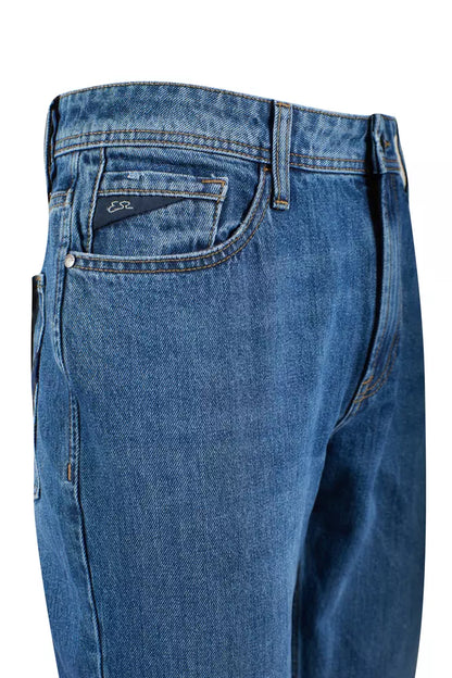 Yes Zee Blå Bomuld Herrejeans