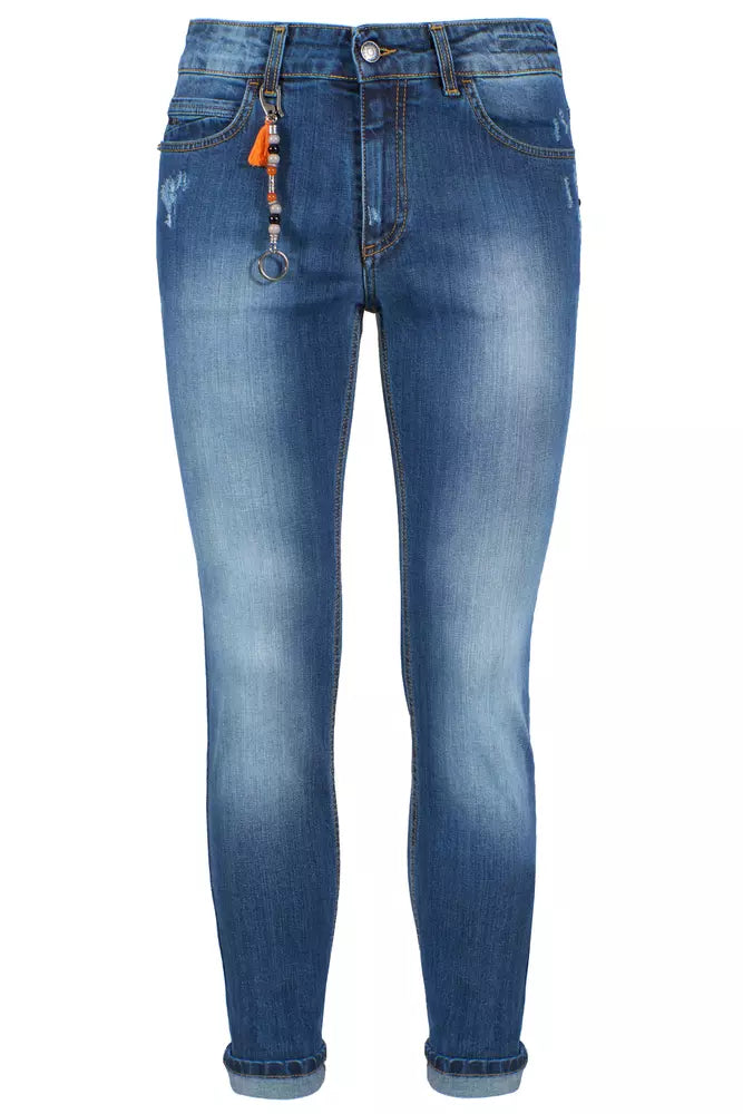Yes Zee Blå Bomuld Herrejeans