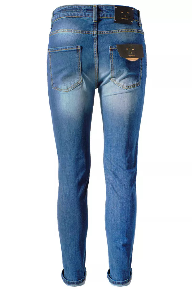 Yes Zee Blå Bomuld Herrejeans