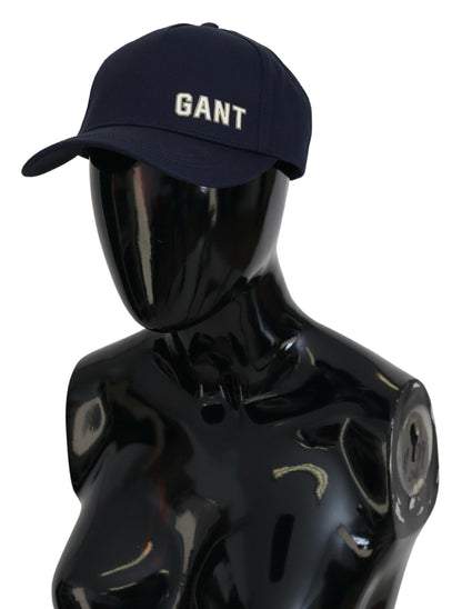 Gant Elegant blå bomulds baseballhat