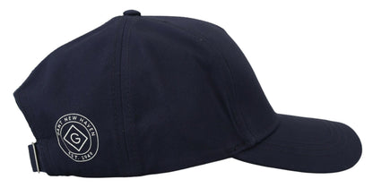 Gant Elegant blå bomulds baseballhat