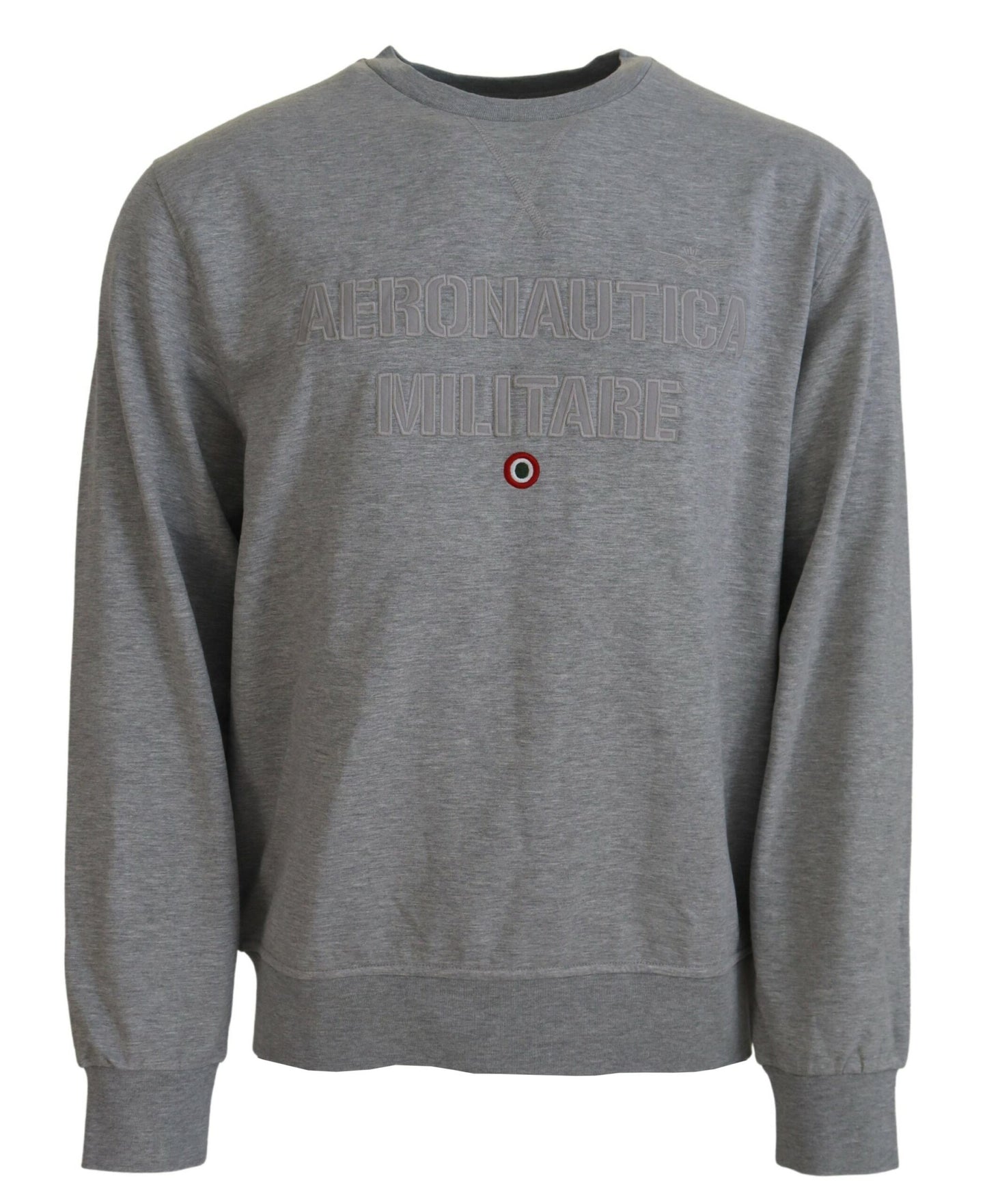 Aeronautica Militare Elegant Grå Pullover Sweater