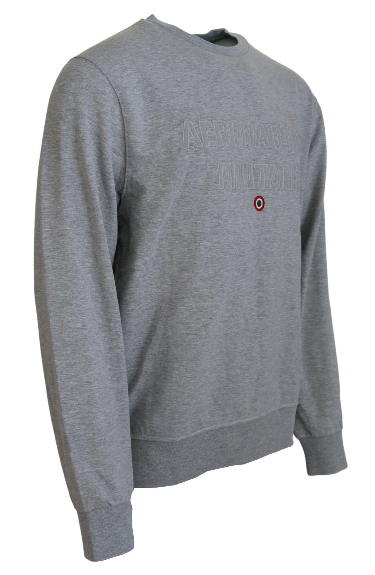 Aeronautica Militare Elegant Grå Pullover Sweater