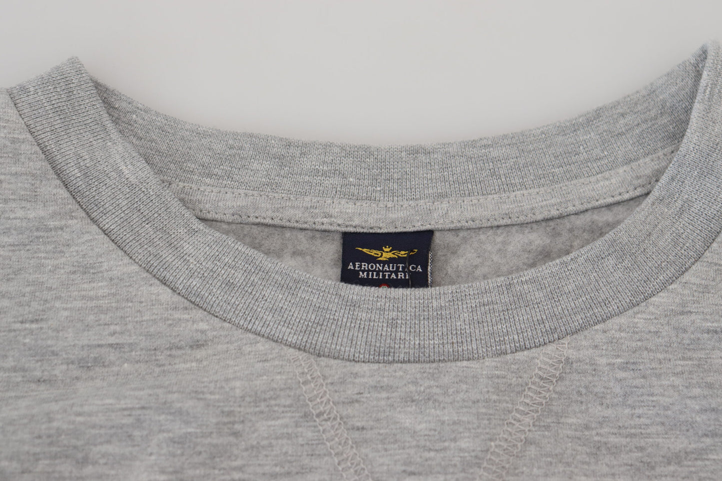 Aeronautica Militare Elegant Grå Pullover Sweater