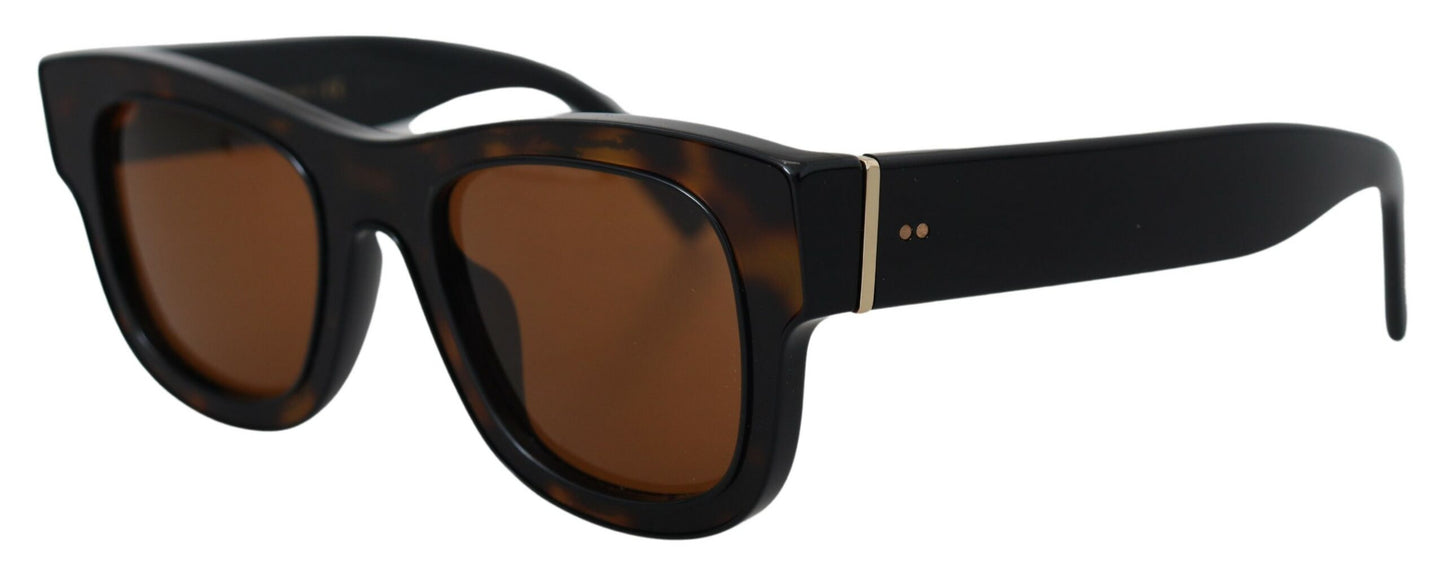 Dolce &amp; Gabbana smarte brune acetatsolbriller