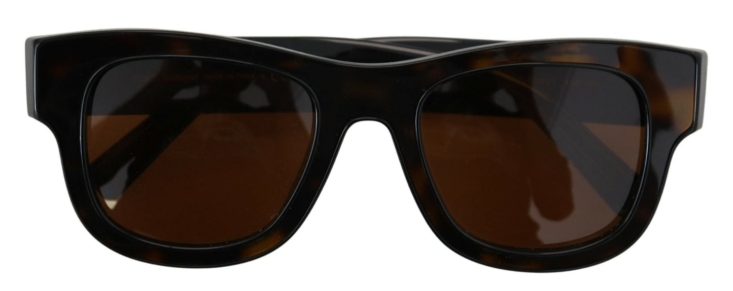 Dolce &amp; Gabbana smarte brune acetatsolbriller