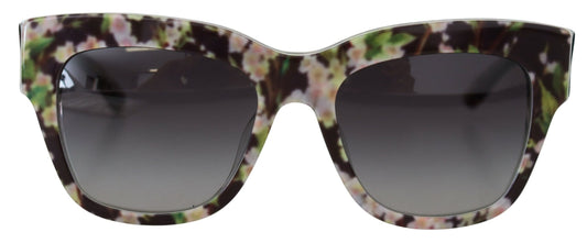 Dolce &amp; Gabbana elegante sorte multicolor gradient solbriller