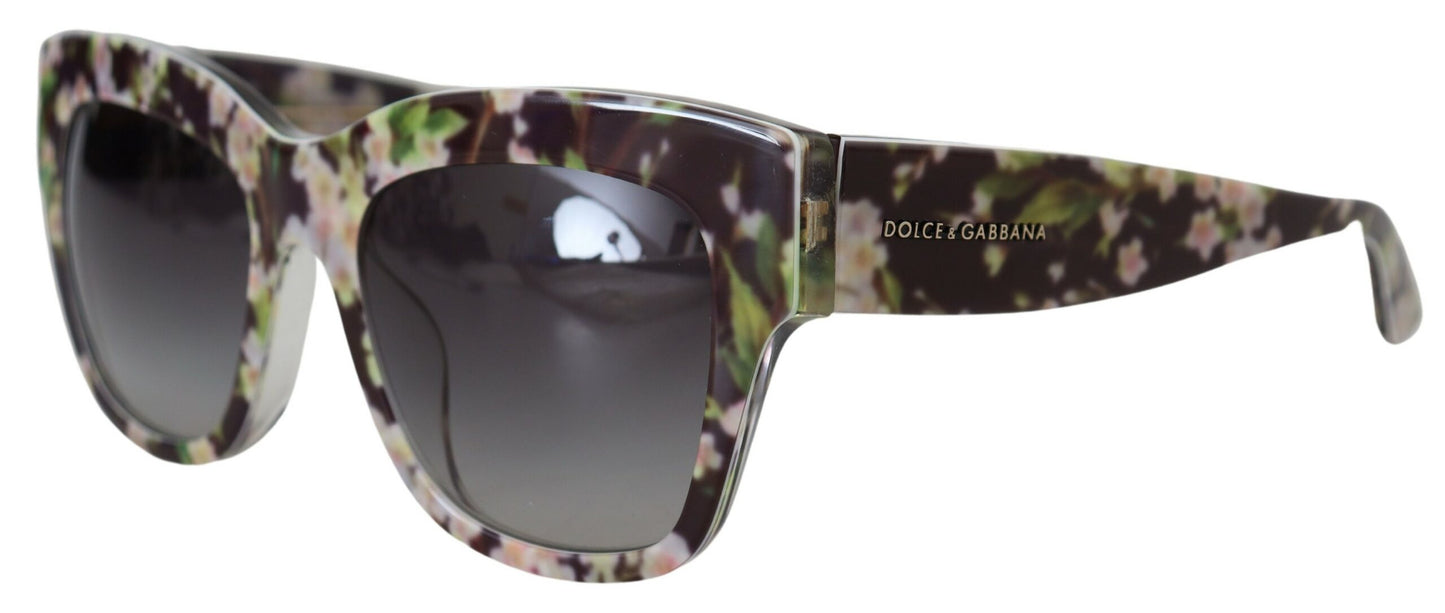 Dolce &amp; Gabbana elegante sorte multicolor gradient solbriller