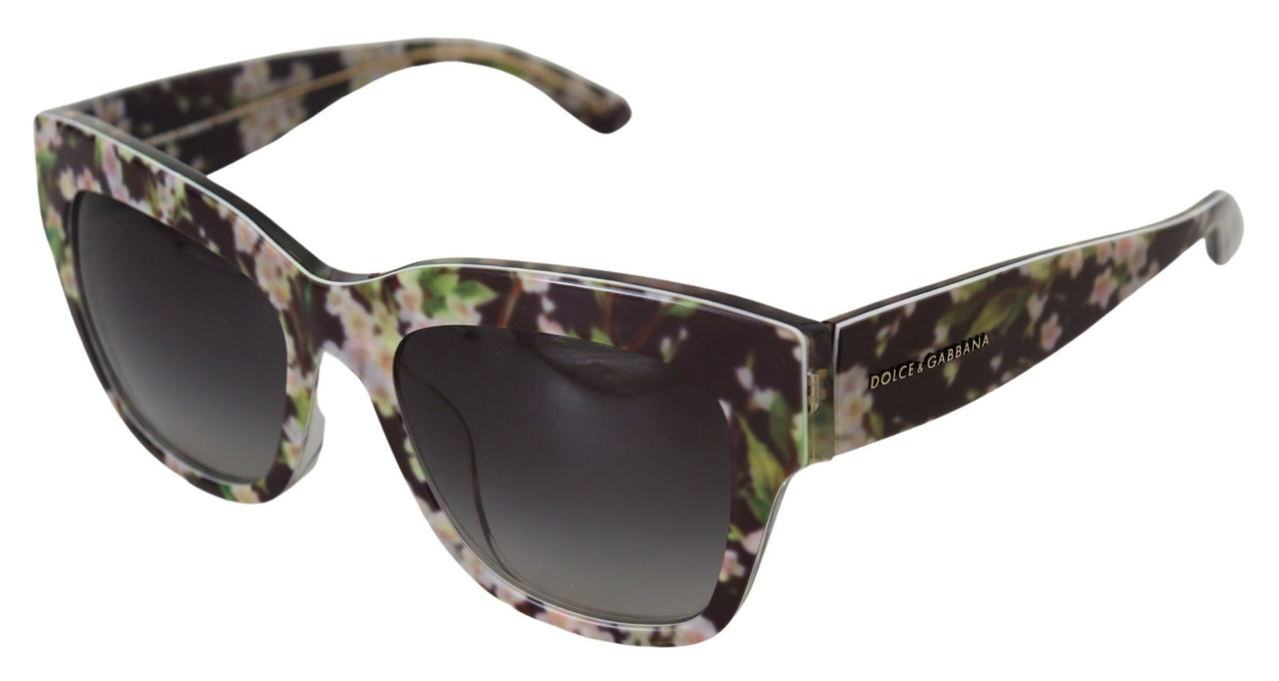 Dolce &amp; Gabbana elegante sorte multicolor gradient solbriller