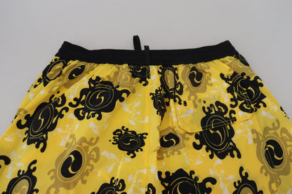 Dsquared² Gul Block Print Badeshorts Boxer