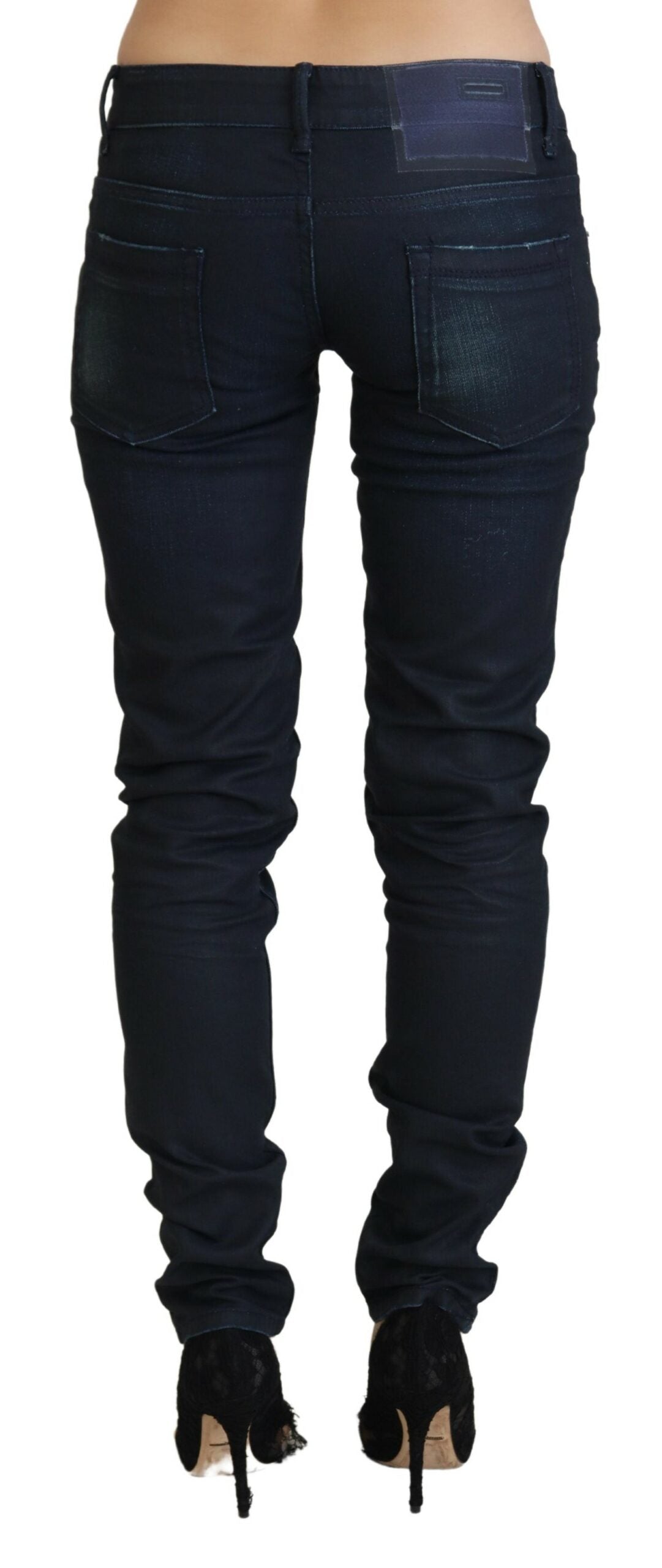 Acht Slim Fit denim jeans i bomuld