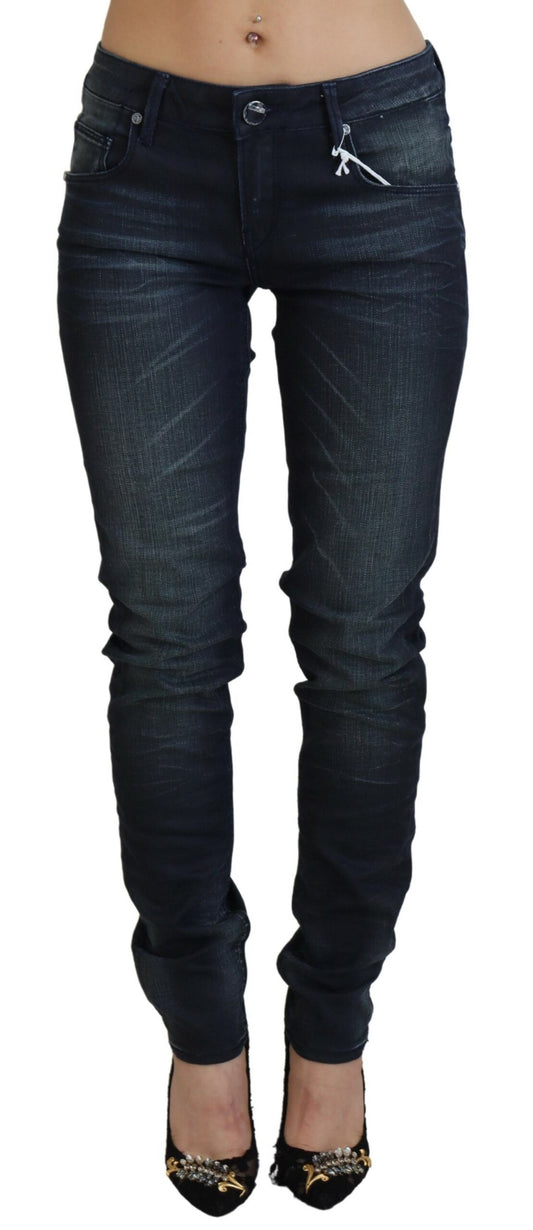 Acht Chic lavtaljede slim fit denim jeans