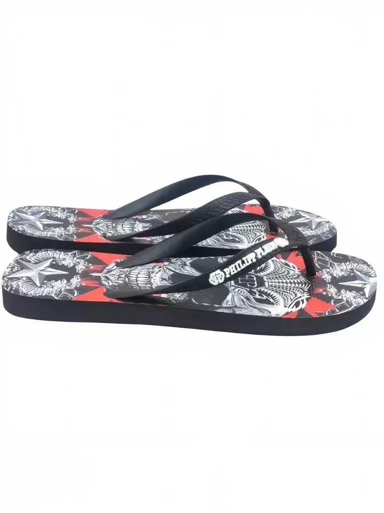 Philipp Plein Flerfarvet Polyester Dame Sandal