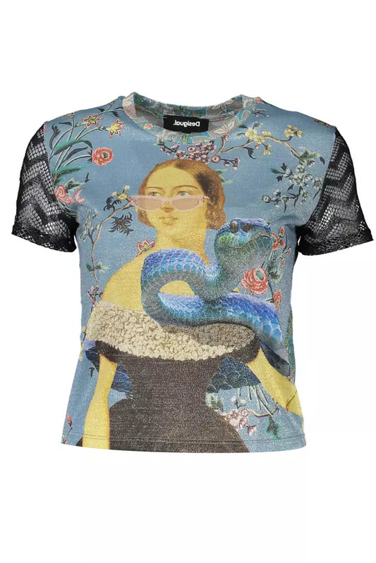 Desigual Lyseblå Polyester Dame Top