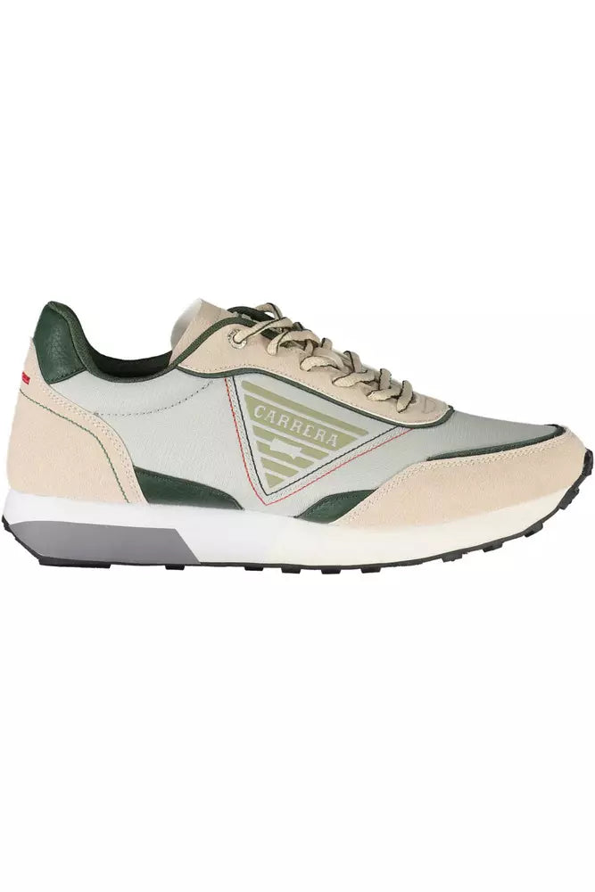 Carrera Beige ECO Læder Sneaker til mænd