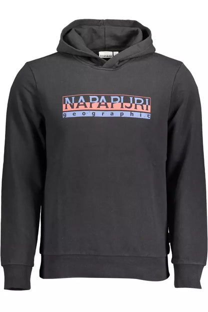 Napapijri Black Cotton Men Sweater