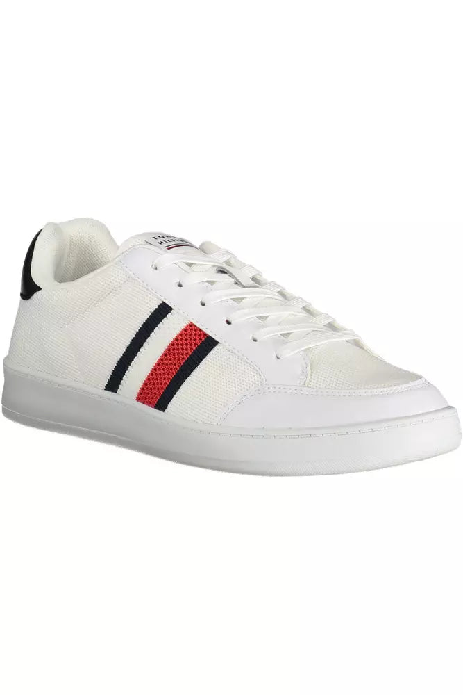 Tommy Hilfiger Hvid Polyester Herre Sneaker