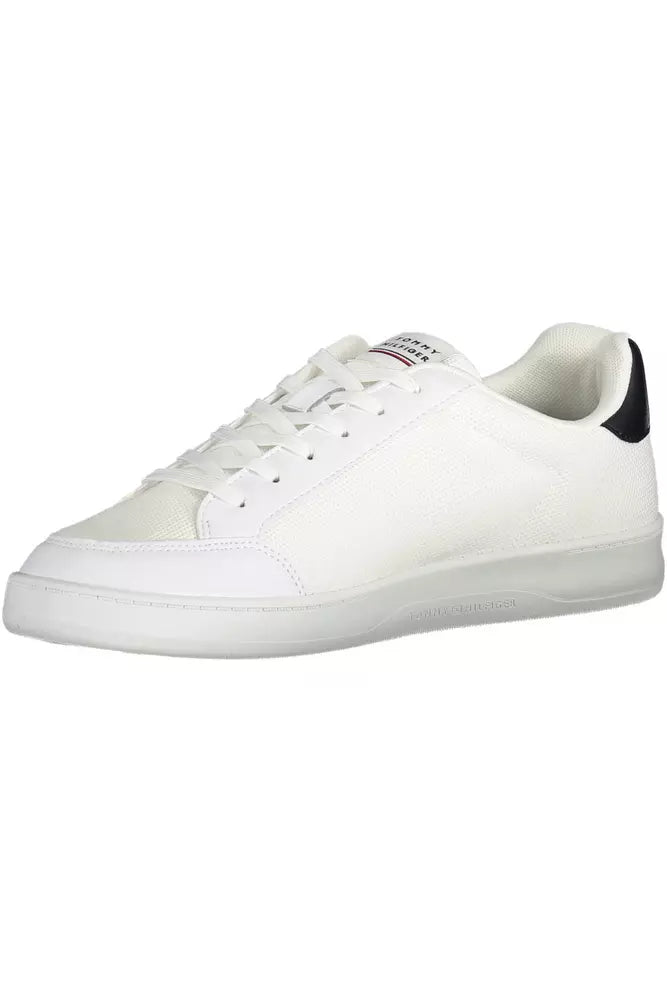 Tommy Hilfiger Hvid Polyester Herre Sneaker