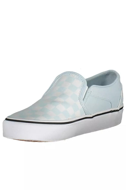 Vans Light Blue Polyester Women Sneaker