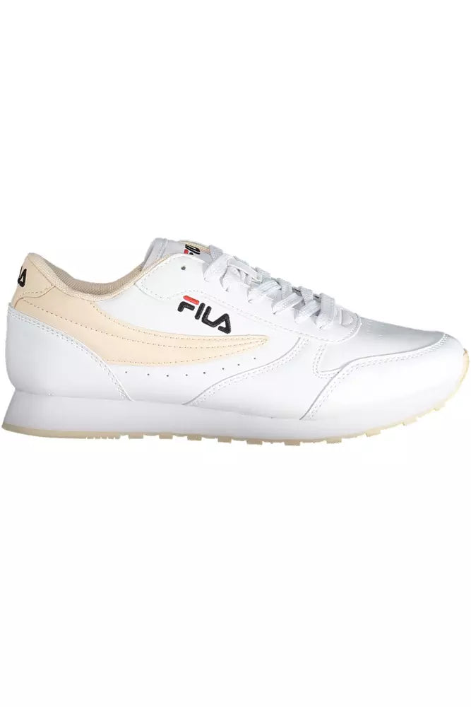 Fila hvid polyethylen sneaker til kvinder