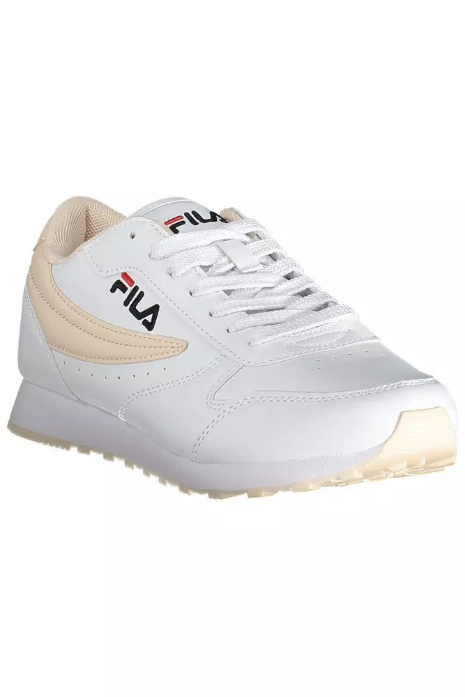 Fila hvid polyethylen sneaker til kvinder