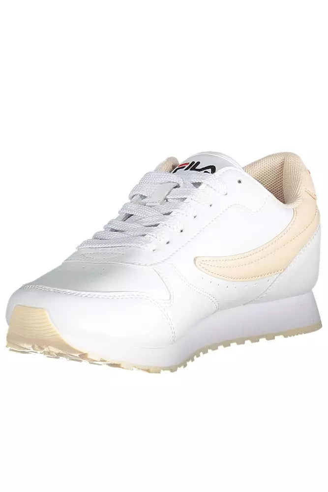 Fila hvid polyethylen sneaker til kvinder