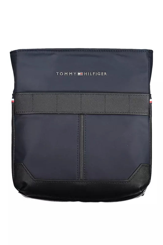 Tommy Hilfiger blå polyester skuldertaske til mænd