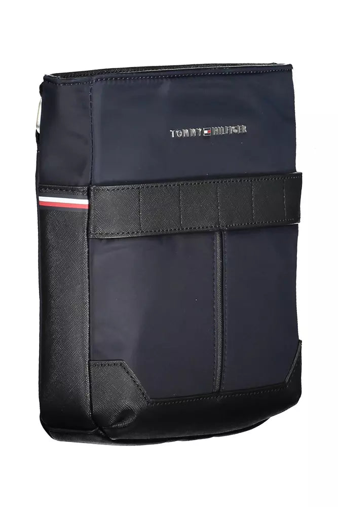 Tommy Hilfiger blå polyester skuldertaske til mænd