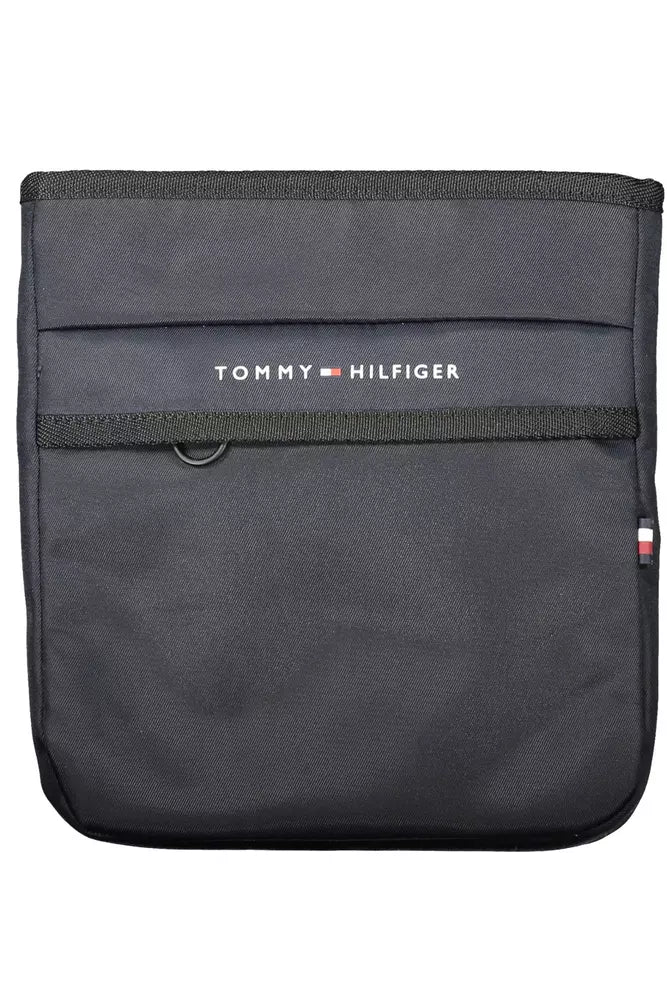 Tommy Hilfiger blå polyester skuldertaske til mænd